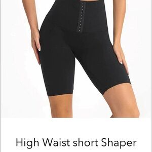 Black High Waist Shaper Shorts
